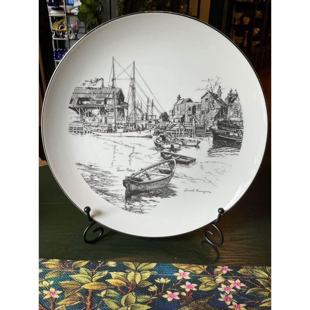 VTG Gorham 10.5" Fine China "San Pedro" Lionel Barrymore Plate 4379/15,000
